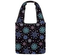lcndlsoe Borsa tote in tela, borsa a tracolla da donna Crazy Rock Skulls Pins Chitarre Rock Labbra modello borsa a tracolla per lavoro shopping palestra, Multicolore 4., 14.1x14.9in/36x38cm