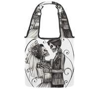 lcndlsoe Borsa tote in tela, borsetta, da donna, con aurora, verde, per lavoro, shopping, palestra, Multicolore 13, 14.1x14.9in/36x38cm