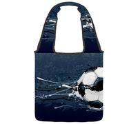 lcndlsoe Borsa tote in tela, con fiamme volanti, palla da baseball, borsa a tracolla da donna, per lavoro, shopping, palestra, Multicolore 9, 14.1x14.9in/36x38cm