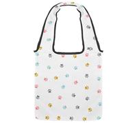 lcndlsoe Borsa tote in tela, con simboli del Messico, uccello, cactus, borsa a tracolla da donna, per lavoro, shopping, palestra, Multicolore 3, 14.1x14.9in/36x38cm