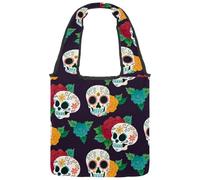 lcndlsoe Borsa tote in tela, con simboli del Messico, uccello, cactus, borsa a tracolla da donna, per lavoro, shopping, palestra, Multicolore 11, 14.1x14.9in/36x38cm