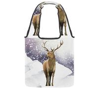 lcndlsoe Borsa tote in tela, divertente maiale con dollari soldi, borsa a tracolla da donna, per lavoro, shopping, palestra, Multicolore 13, 14.1x14.9in/36x38cm