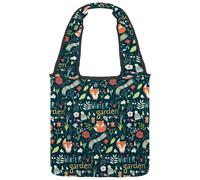 lcndlsoe Borsa tote in tela, divertente maiale con dollari soldi, borsa a tracolla da donna, per lavoro, shopping, palestra, Multicolore 10., 14.1x14.9in/36x38cm