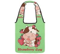 lcndlsoe Borsa tote in tela, graziosa borsa a tracolla da donna con rana che strizza l'occhio per lavoro, shopping, palestra, Multicolore 12., 14.1x14.9in/36x38cm