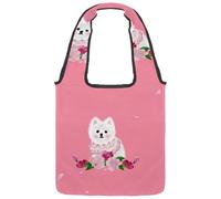 lcndlsoe Borsa tote in tela, graziosa borsa a tracolla da donna con rana che strizza l'occhio per lavoro, shopping, palestra, Multicolore 5., 14.1x14.9in/36x38cm