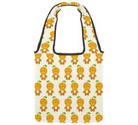 lcndlsoe Borsa tote in tela, graziosa borsa a tracolla da donna con rana che strizza l'occhio per lavoro, shopping, palestra, Multicolore 4., 14.1x14.9in/36x38cm