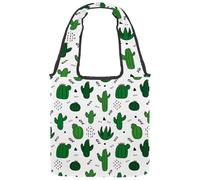 lcndlsoe Borsa tote in tela, marrone grigio alpaca modello cactus borsa a tracolla da donna per lavoro shopping palestra, Multicolore 15., 14.1x14.9in/36x38cm
