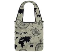 lcndlsoe Borsa tote in tela, motivo architettura giapponese, borsa a tracolla da donna per lavoro, shopping, palestra, Multicolore 5., 14.1x14.9in/36x38cm