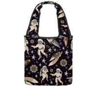 lcndlsoe Borsa tote in tela, motivo balene rosa, unicorno, sirene, narvali, delfini, borsa a tracolla da donna, per lavoro, shopping, palestra, Multicolore 15., 14.1x14.9in/36x38cm