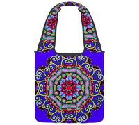lcndlsoe Borsa tote in tela, motivo balene rosa, unicorno, sirene, narvali, delfini, borsa a tracolla da donna, per lavoro, shopping, palestra, Multicolore 8., 14.1x14.9in/36x38cm