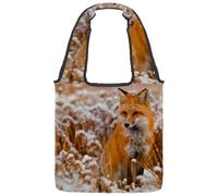 lcndlsoe Borsa tote in tela, motivo: coccinelle con ombrello verde, borsa a tracolla da donna, per lavoro, shopping, palestra, Multicolore 8., 14.1x14.9in/36x38cm