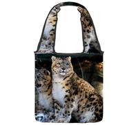 lcndlsoe Borsa tote in tela, motivo: coccinelle con ombrello verde, borsa a tracolla da donna, per lavoro, shopping, palestra, Multicolore 9, 14.1x14.9in/36x38cm