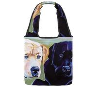 lcndlsoe Borsa tote in tela, motivo: coccinelle con ombrello verde, borsa a tracolla da donna, per lavoro, shopping, palestra, Multicolore 2., 14.1x14.9in/36x38cm