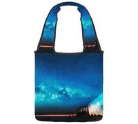 lcndlsoe Borsa tote in tela, motivo floreale con girasole su strisce rosse, borsa a tracolla da donna, per lavoro, shopping, palestra, Multicolore 13, 14.1x14.9in/36x38cm