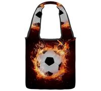 lcndlsoe Borsa tote in tela, motivo piuma di pavone verde, borsa a tracolla da donna per lavoro, shopping, palestra, Multicolore 2., 14.1x14.9in/36x38cm