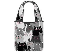 lcndlsoe Borsa tote in tela, nautica a vela con bussola, ruota, polipo, aragosta, pesce spada, borsa a tracolla da donna per lavoro, shopping, palestra, Multicolore 6., 14.1x14.9in/36x38cm