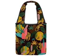 lcndlsoe Borsa tote in tela, nautica a vela con bussola, ruota, polipo, aragosta, pesce spada, borsa a tracolla da donna per lavoro, shopping, palestra, Multicolore 9, 14.1x14.9in/36x38cm