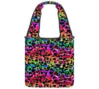 lcndlsoe Borsa tote in tela, stile vintage, Londra, Big Ben, autobus, telefono, Hebe, borsa a tracolla da donna, per lavoro, shopping, palestra, Multicolore 2., 14.1x14.9in/36x38cm