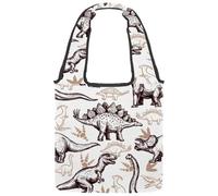 lcndlsoe Borsa tote in tela, vintage Let's Go for a Ride bicicletta floreale borsa a tracolla da donna per lavoro shopping palestra, Multicolore 9, 14.1x14.9in/36x38cm