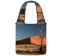 lcndlsoe Divi Tree Blue Sea Borsa a tracolla da donna in tela, per lavoro, shopping, palestra, Multicolore 2., 14.1x14.9in/36x38cm