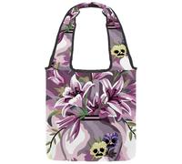 lcndlsoe Divi Tree Blue Sea Borsa a tracolla da donna in tela, per lavoro, shopping, palestra, Multicolore 11, 14.1x14.9in/36x38cm
