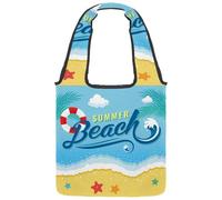 lcndlsoe Hello Summer Fruits - Borsa a tracolla in tela, da donna, per lavoro, shopping, palestra, Multicolore 8., 14.1x14.9in/36x38cm
