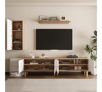 Lcoho Parete per soggiorno, 3 TLG ., Miglior da: Highboard, armadi, parete parete pannelli per porte in legno e bianco intagliato.