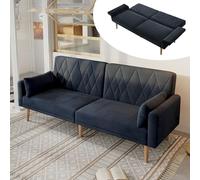 Lcoho Piccolo divano a due posti, divano letto, divano letto con funzione sonno, divano letto in velluto adatto per soggiorno, camera da letto, home theater, camera degli ospiti.