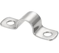 LCOUACEO Fascette Metalliche 16 mm U-Fascette Stringitubo Acciaio Inox, 30 Pezzi Fermacavi Muro Clip di Fissaggio per il Fissaggio di Cavi e Tubi
