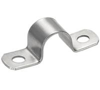 LCOUACEO Fascette Metalliche 20 mm U-Fascette Stringitubo Acciaio Inox, 25 Pezzi Fermacavi Muro Clip di Fissaggio per il Fissaggio di Cavi e Tubi