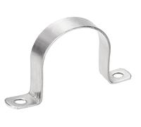 LCOUACEO Fascette Metalliche 50 mm U-Fascette Stringitubo Acciaio Inox, 12 Pezzi Fermacavi Muro Clip di Fissaggio per il Fissaggio di Cavi e Tubi