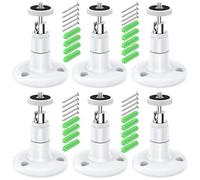 LCOUACEO Supporto Telecamera per Arlo Pro, 6 Pezzi Staffa Telecamera, Supporto per Telecamere di Sicurezza, Staffa Parete Telecamera 360 Gradi, Staffa da Soffitto Regolabile per Telecamera