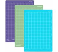 LCOUACEO Tappetino da Taglio per Cricut Joy Xtra, Tappetini da Taglio Autoadesivi 3 Pezzi Varietà Grip Cutting Mat, Antiscivolo Durevole Tappetino Accessori di Ricambio per Cricut
