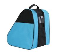LCQSYE Borse per scarponi da sci Zaino da viaggio per pattinaggio sul ghiaccio, per bambini, con supporto per scarpe da ginnastica, rullo Borsa porta scarponi sci(Blue)