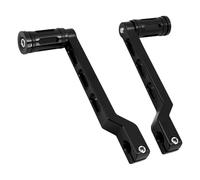 LCQSYE Leva del Cambio Pieghevole per Leva Del Cambio Tac Pedali del cambio con leva del cambio per moto, con punta e tallone, adatti per il turismo, neri