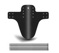 LCQSYE Parafango 1/2PCS parafango Modello in Carbonio per Bicicletta MTB Ciclismo Pieghevole da Strada per Protezione Ruota Anteriore Posteriore Parte Fango parafango Bici(DFSY-1PC)