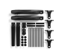 LCQSYE Parafango 1PCS/2PCS Bicicletta Anteriore/Posteriore Ruota parafango Mountain Bike Accessori per Ciclismo su Strada parafango Bici(EN720 2PCS)