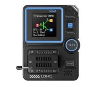 LCR-P1 Oscilloscopio Digitale Portatile Portatile Transistor Tester Diodo Capacità Resistenza Meter ESR Meter Sostituibile Patch Holder Display 1.44 Pollice NEC Infrared Code
