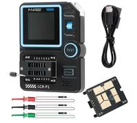 LCR-P1 Transistor Tester Ultra Preciso 1,44" Schermo a colori USB Tipo C Range Misurabile da 0,01 - 32 V Transistor Multifunzione Tester 1 clic Identificare LCR Misuratore ESR Supporta NRC