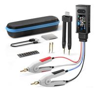 LCR-ST2 2-in-1 Digital Clamp Meter, LCR-ST2 LCR ESR multimetro palmare ±30V per l'ispezione di componenti elettronici SMD, supporta da 100 Hz a 100 kHz (LCR-ST2 alto)