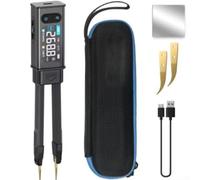 LCR-ST2 Digital LCR ESR Clamp Meter, con test 2 in 1 per resistenza capacitanza induttanza e diodi, display HD da 1,47 pollici (LCR-ST2 alto)
