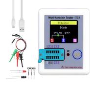 LCR-T7/TC1 Transistor Tester TFT Diodo Triodo Misuratore Di Capacità LCR ESR Meter NPN PNP MOSFET IR Tester Multimetro(TC1)