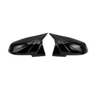 LCSMYSHE Auto Calotta Specchietto Retrovisore per BMW 4 Series F32 F33 F36 420i 428i 435i 2014-2024,Specchietto Retrovisore Laterale Alloggiamento Ala Tappi Specchietti Laterali Accessori,Black
