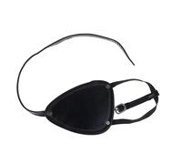 LCSVCCXA Benda per Occhio Da Pirata, Novità, Vintage, Regolabile, Decorativa, per Occhi Singoli, in PU, per Mascherate, Cosplay, Giochi di Ruolo, Ragazzi, Occhio sinistro