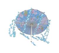 LCSVCCXA Carta Oleata Cinese-giapponese con Nappe Floreali, Oggetti di Scena per La Danza, Rosa Chiaro E Blu