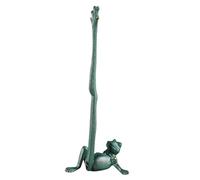 LCSVCCXA Portarotolo di Carta Igienica da Terra, Dispenser di Asciugamani, a Forma di Animale, Modello di Rana Stabile, da Appendere, Design Antico Verde