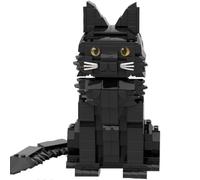LCTM Gatto Animale Micro Mattoni Mini Kit di Costruzione Giocattolo 3D Blocchetti Assemblaggio Regalo Natale per Bambini e Adulti D