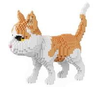 LCTM Gatto Animale Micro Mattoni Mini Kit di Costruzione Giocattolo 3D Blocchetti Assemblaggio Regalo Natale per Bambini e Adulti B