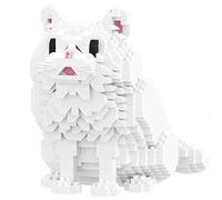 LCTM Gatto Animale Micro Mattoni Mini Kit di Costruzione Giocattolo 3D Blocchetti Assemblaggio Regalo Natale per Bambini e Adulti C