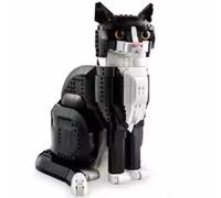 LCTM Gatto Animale Micro Mattoni Mini Kit di Costruzione Giocattolo 3D Blocchetti Assemblaggio Regalo Natale per Bambini e Adulti B